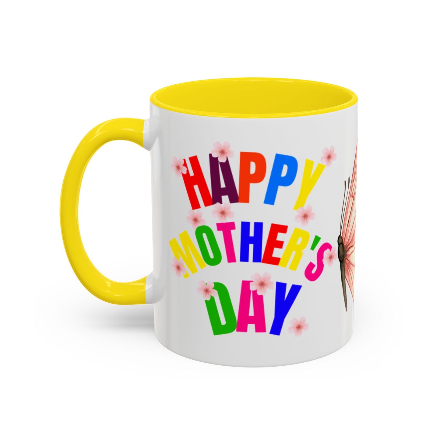 Inspirational Accent Coffee Mug - 'Virtuous Woman' Butterfly Design - Perfect Gift for Mother's Day