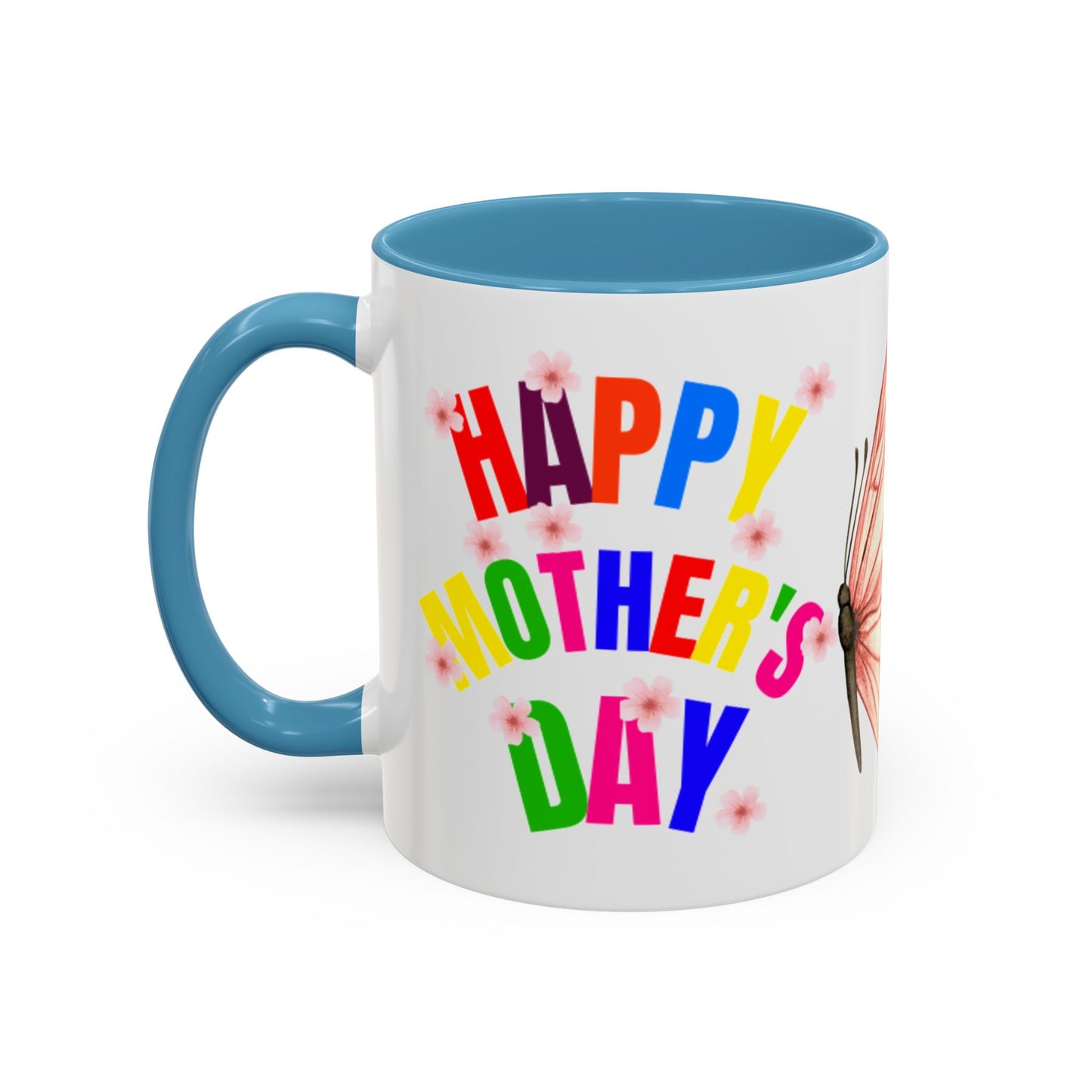 Inspirational Accent Coffee Mug - 'Virtuous Woman' Butterfly Design - Perfect Gift for Mother's Day