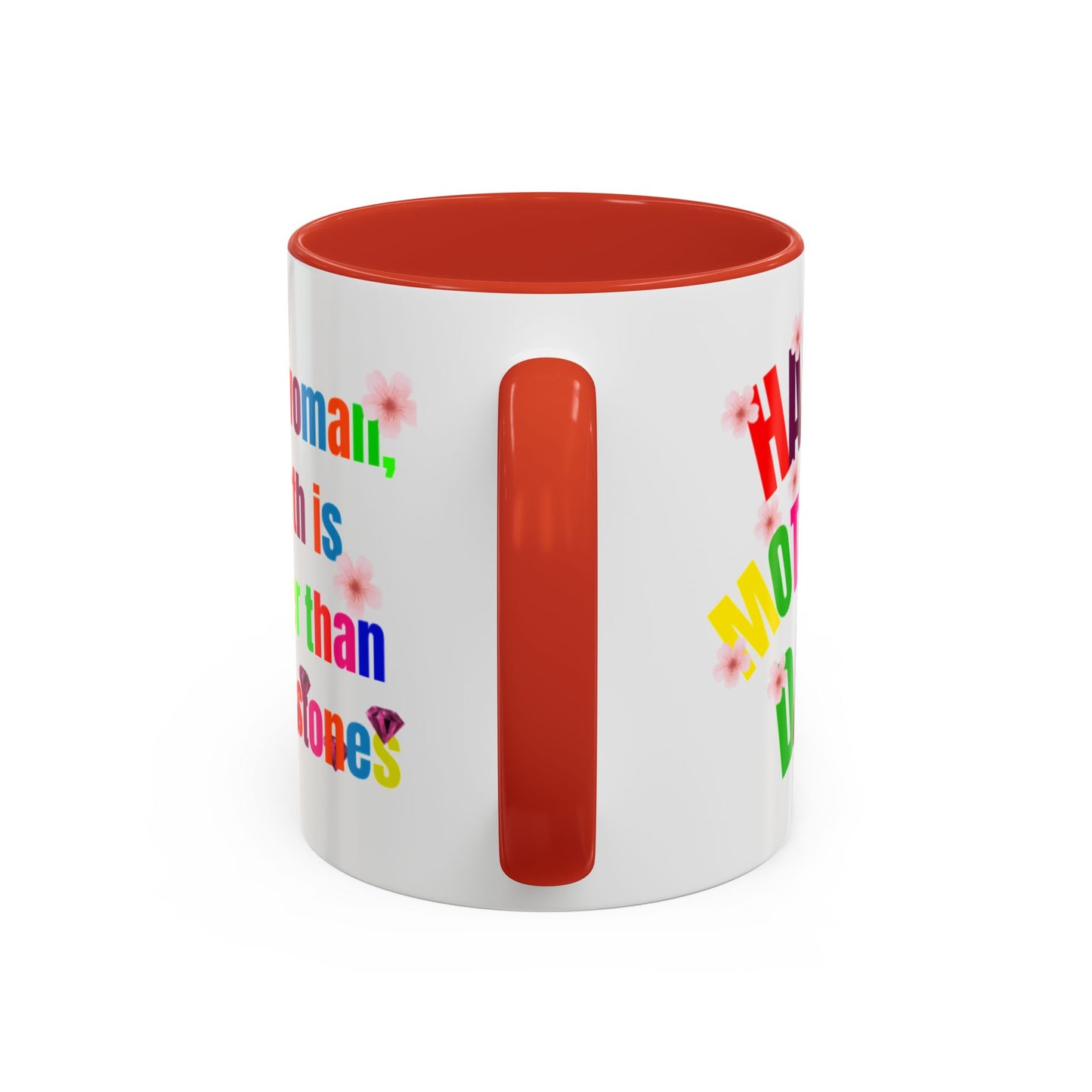 Inspirational Accent Coffee Mug - 'Virtuous Woman' Butterfly Design - Perfect Gift for Mother's Day