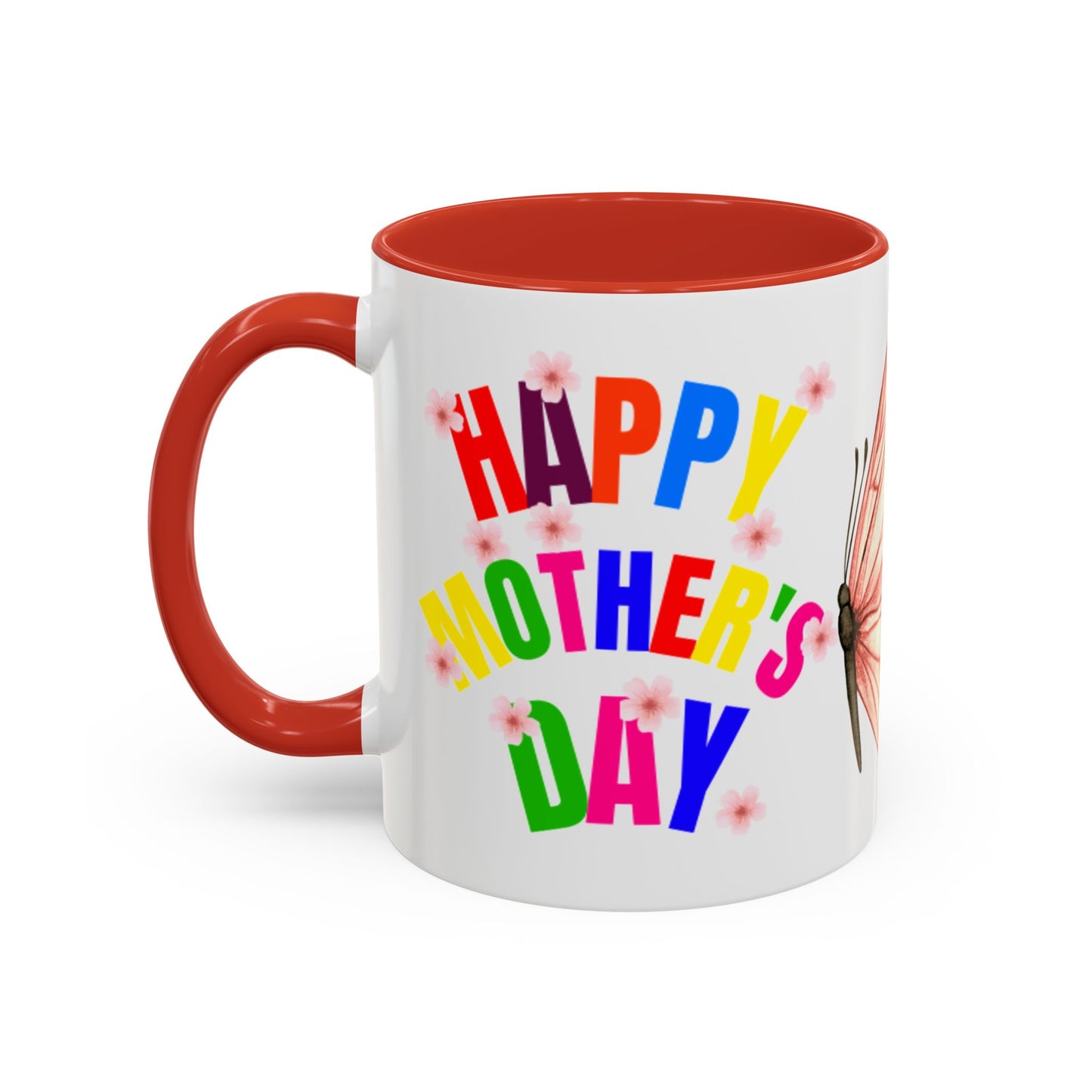 Inspirational Accent Coffee Mug - 'Virtuous Woman' Butterfly Design - Perfect Gift for Mother's Day