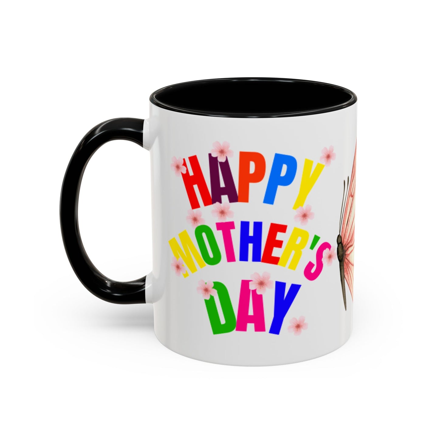 Inspirational Accent Coffee Mug - 'Virtuous Woman' Butterfly Design - Perfect Gift for Mother's Day