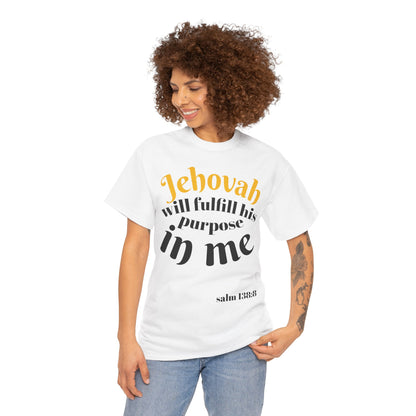 Jehovah Purpose Unisex Heavy Cotton Tee - Inspirational Christian Apparel