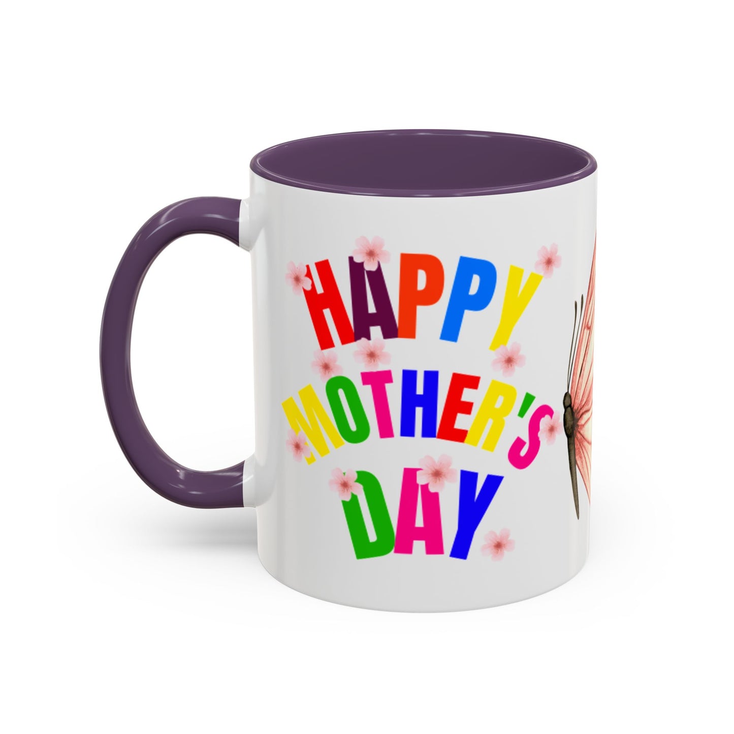 Inspirational Accent Coffee Mug - 'Virtuous Woman' Butterfly Design - Perfect Gift for Mother's Day